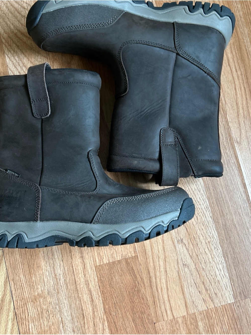 Brown Waterproof Pull-On Winter Boots